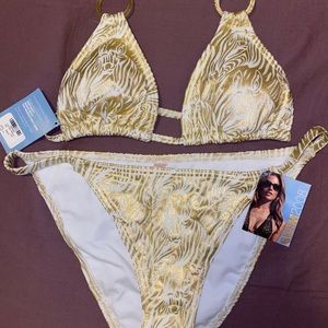 Victoria Secret Two Piece Bikini Swimsuit Halter S